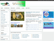 Tablet Screenshot of nepaltravelnews.com